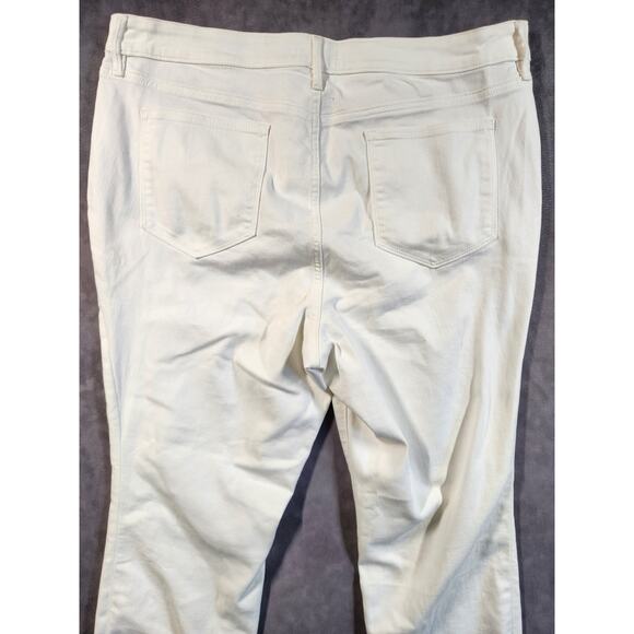 Athleta Skulptek Ultra Skinny Jeans Womens Plus Size 22 X White Stretch New NWT - Picture 7 of 12